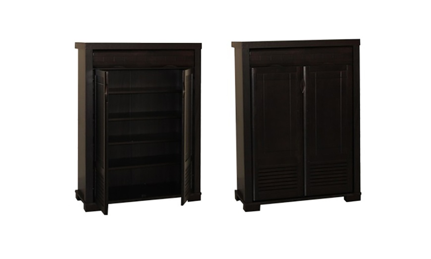 Image 7: Two-Door Shoe Cabinet