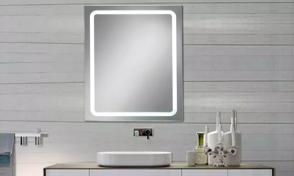 Home Deluxe Badezimmerspiegel Jade, Beryll oder Zirkon mit LED-Beleuchtung in der Größe nach Wahl inkl. Versand - Second Medium