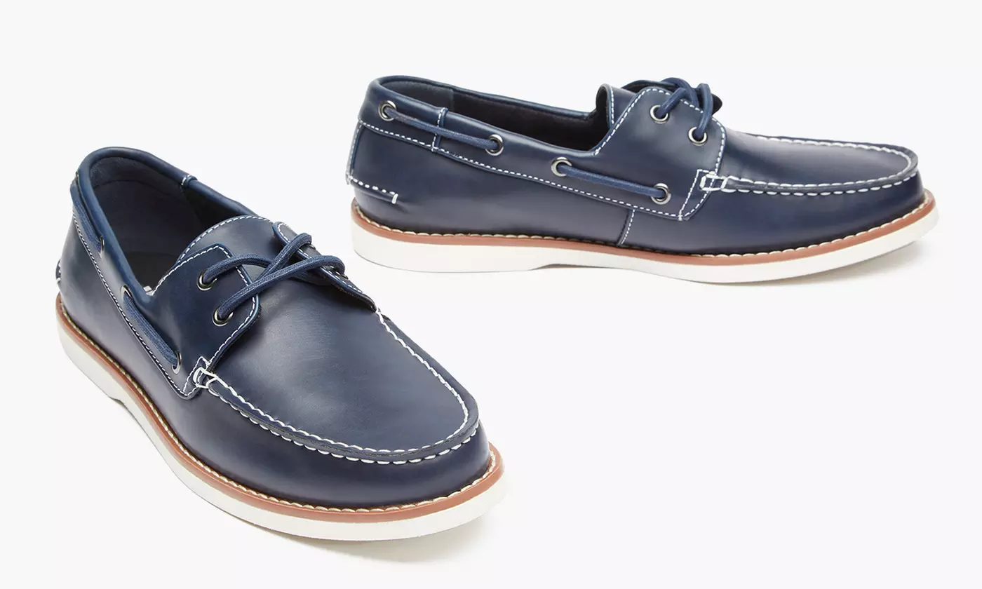 Unlisted by Kenneth Cole Men's Santon Boat Shoes (Size 10.5) - Second Medium