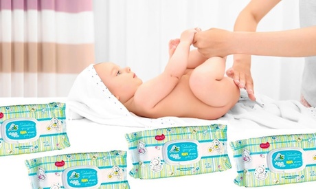 Fino a 12 confezioni di salviettine igienizzanti Dealo Baby pH 5.5 con Aloe