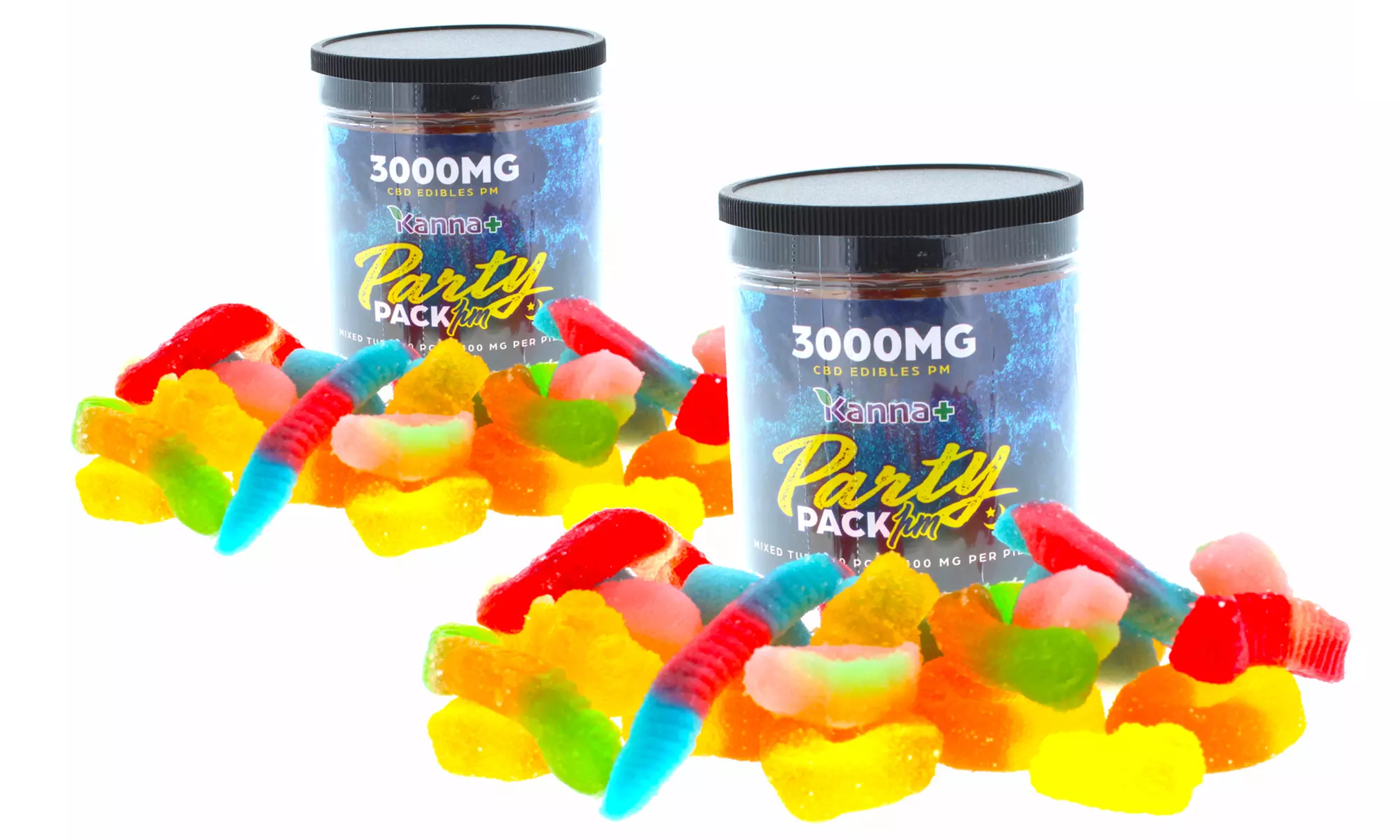 Kanna CBD Gummy Party Pack with Melatonin (3000mg) - Image 2
