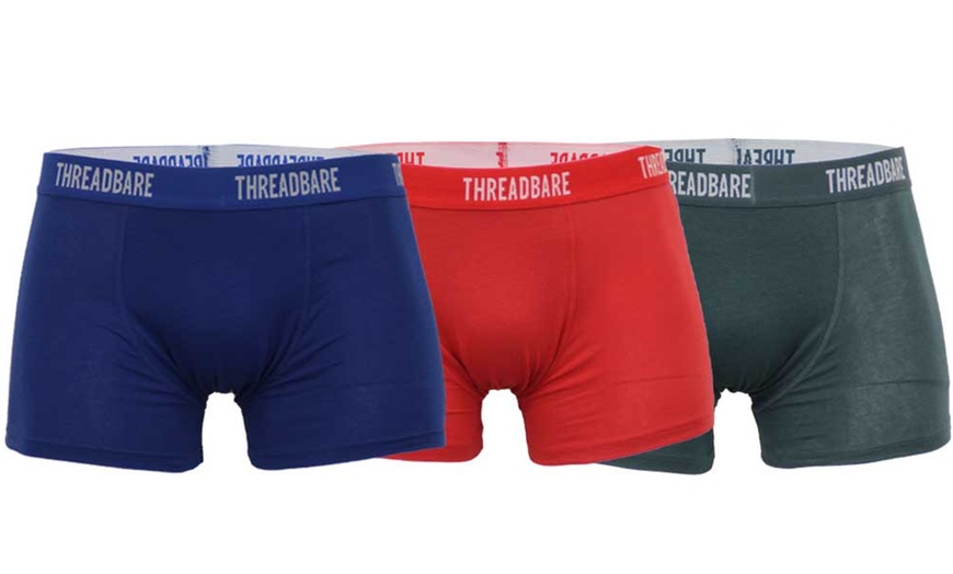 Image 19: Threadbare Boxers Three-Pack
