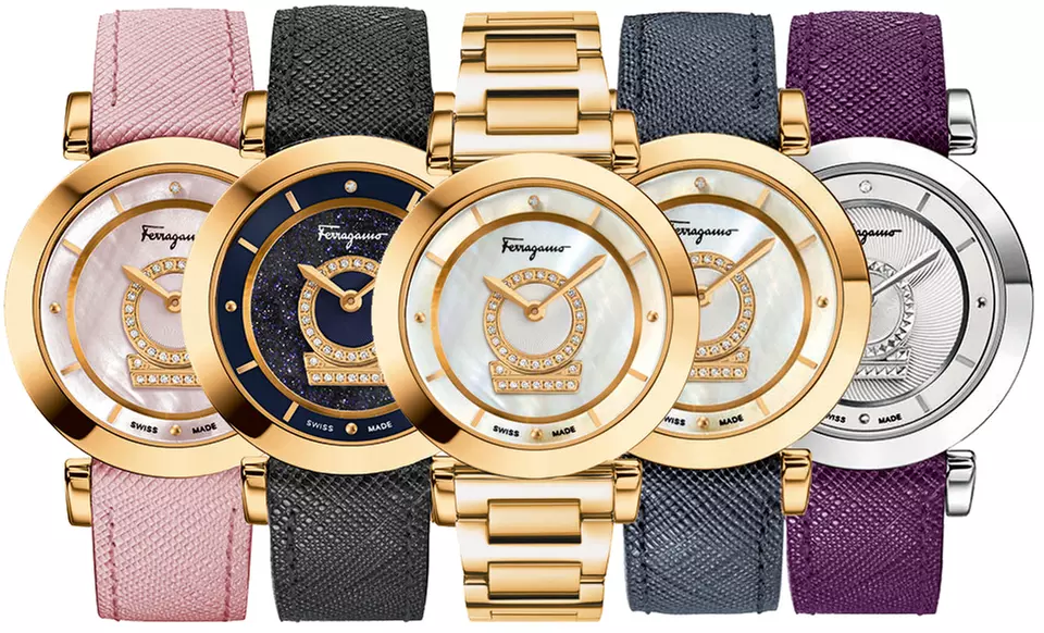 Ferragamo Minuetto Women's Stainless Steel Swiss Quartz Watch - Primary Image
