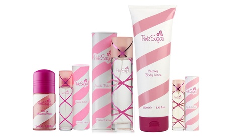 Pink sugar Eau de Toilette 30 ml, 50 ml e 100 ml spray, deodorante o crema corpo Aquolina