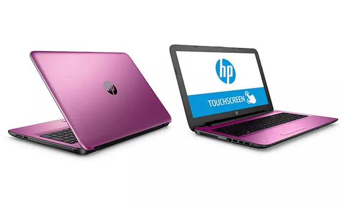 HP 15.6" Touchscreen Notebook with 1.6GHz Intel Celeron Processor, 4GB RAM, and 1TB HDD (Manufacturer Refurbished) - Primary Image