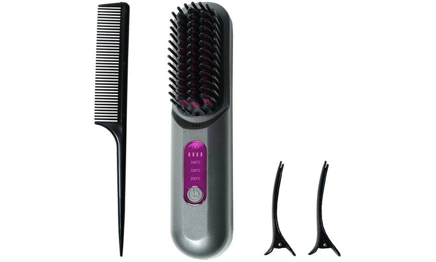 Image 2: Alivio 3-Temperature Hair Comb for Hair Styling
