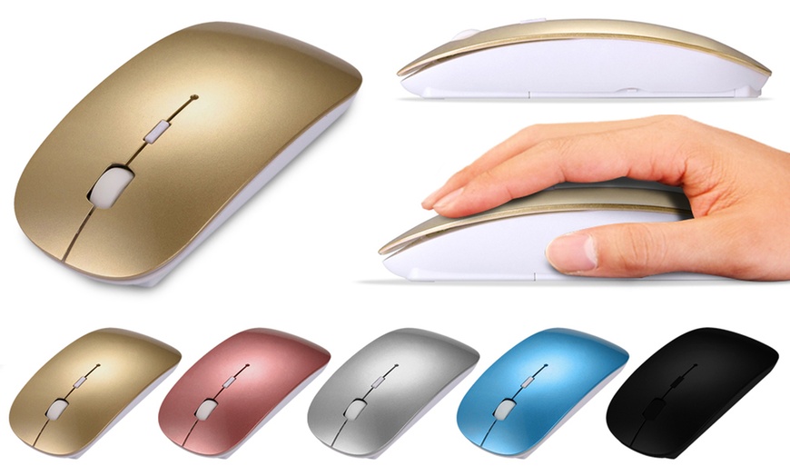 Image 2: Coloured Wireless Mouse