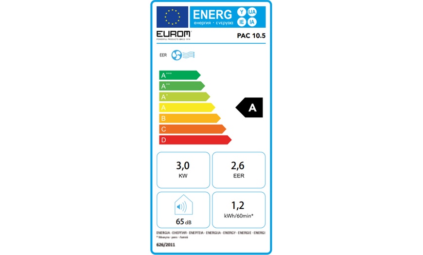 Image 6: Climatiseur mobile Eurom PAC 8 ou PAC 10.5