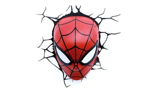 Spider-Man 3D LED Wall Light from Marvel 