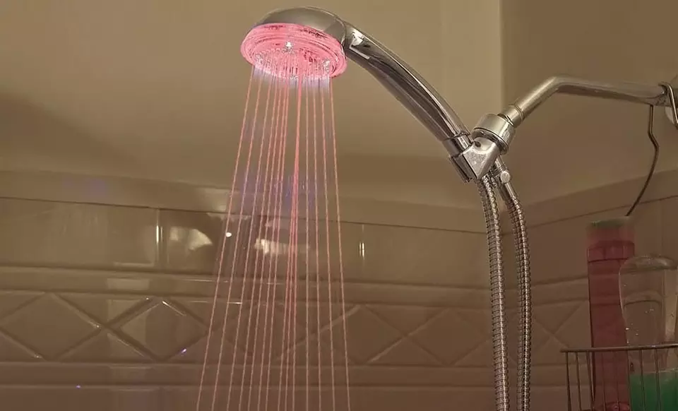 $25.99 for a LED Temperature Display Handheld Shower Head ($56 List Price). Free Shipping and Returns. - Second Medium