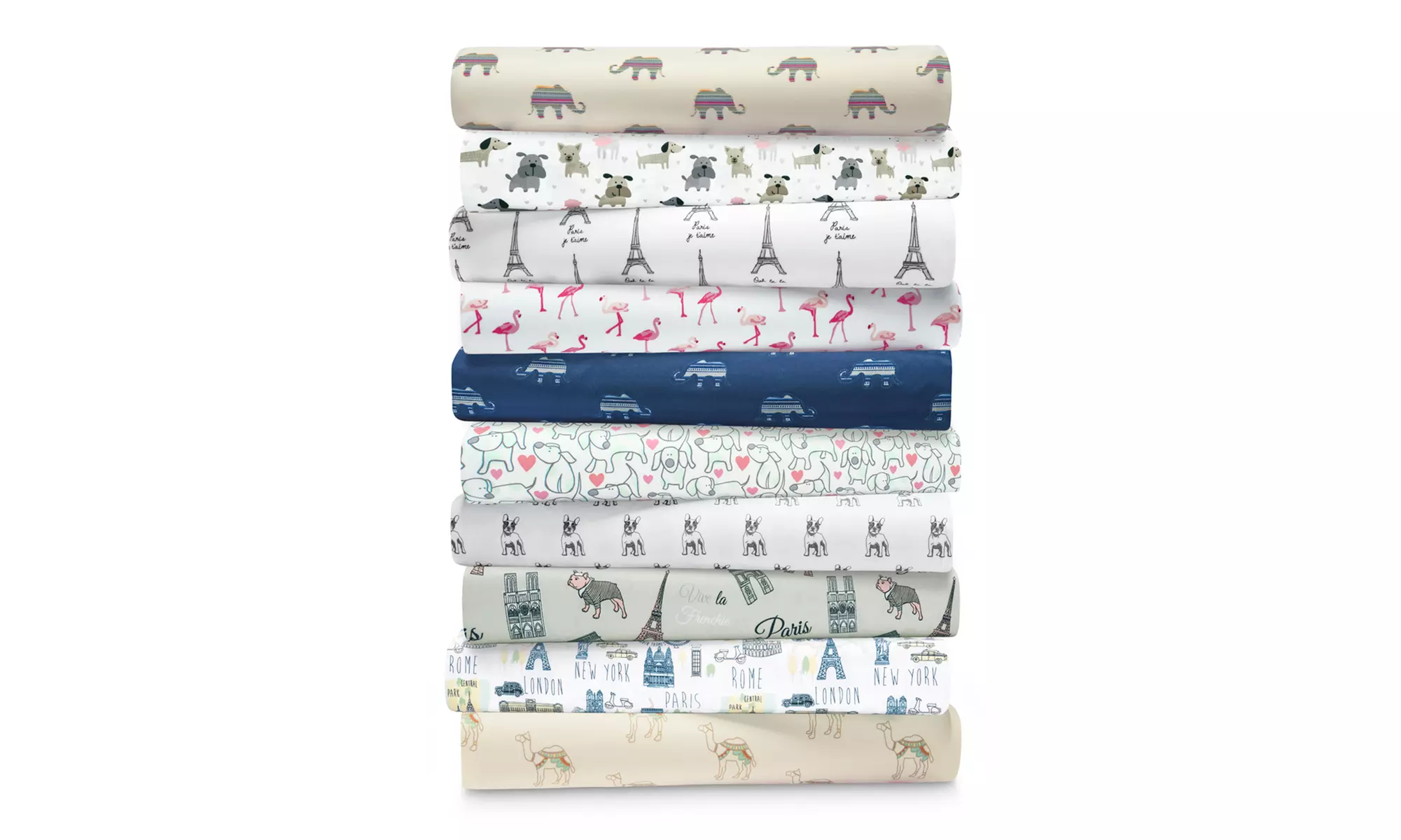 Whimsical Microfiber Sheet Sets - Primary Image