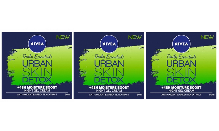Three Nivea Skin Night Gel or Masks