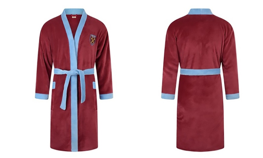 Image 3: Men's Football Dressing Gown