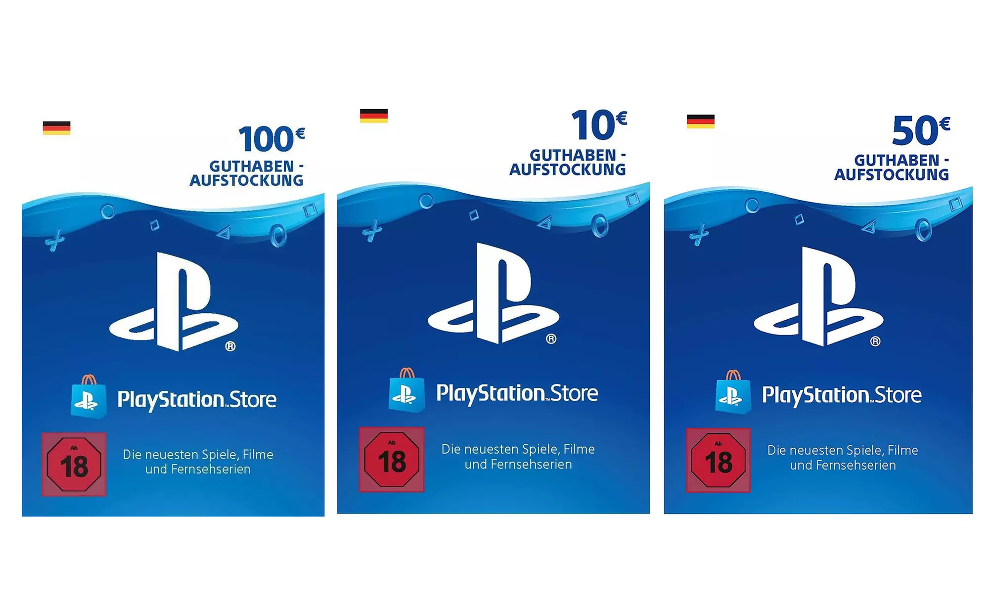 Sony PS Store Guthaben-Karte im Wert von 10, 30, 50, 75 oder 100 € - Primary Image