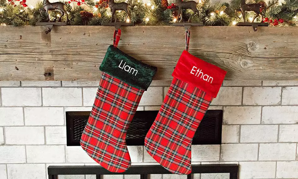 Personalized Embroidered Christmas Stockings from Qualtry (Up to 75% Off) - Second Medium