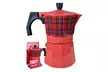 Cafetière Fantasia Tartan Rouge pour préparer 3 tasses de café - Image 2