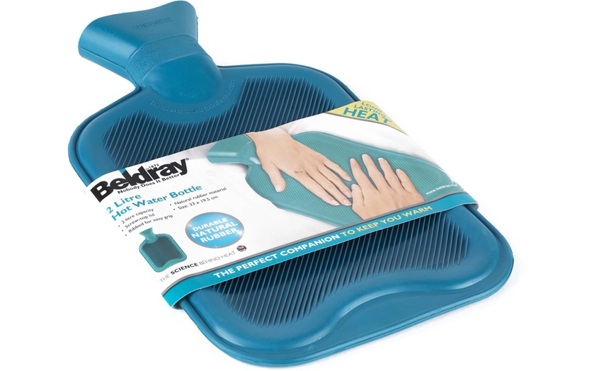 Image 12: Beldray Ribbed Hot Water Bottles