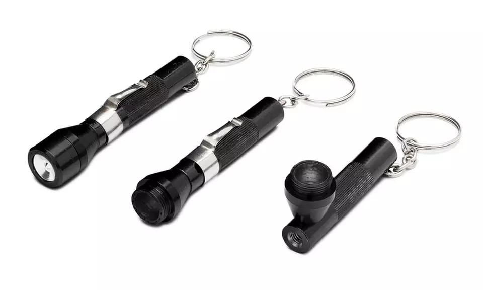 Flashlight with Hidden Pipe - Primary Image