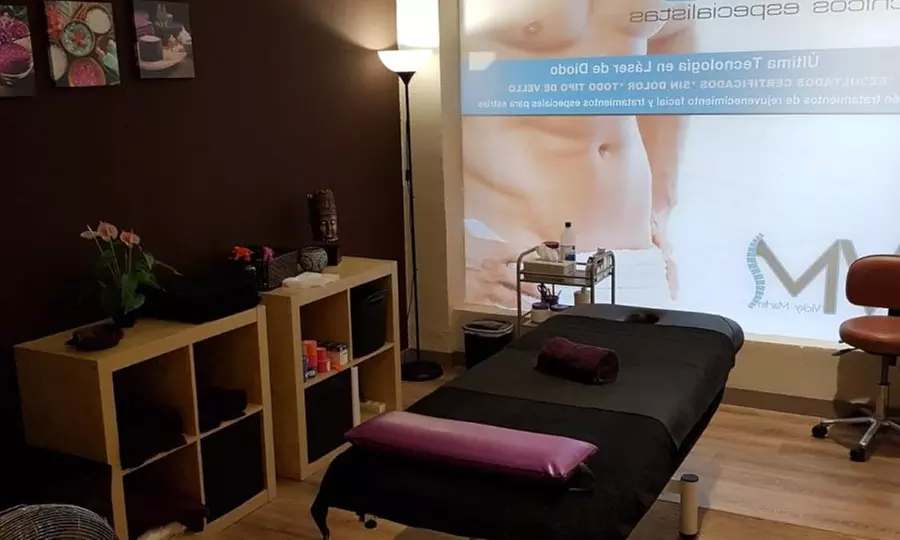 Masaje relajante en el Centro Quiromasaje Vicky Martín