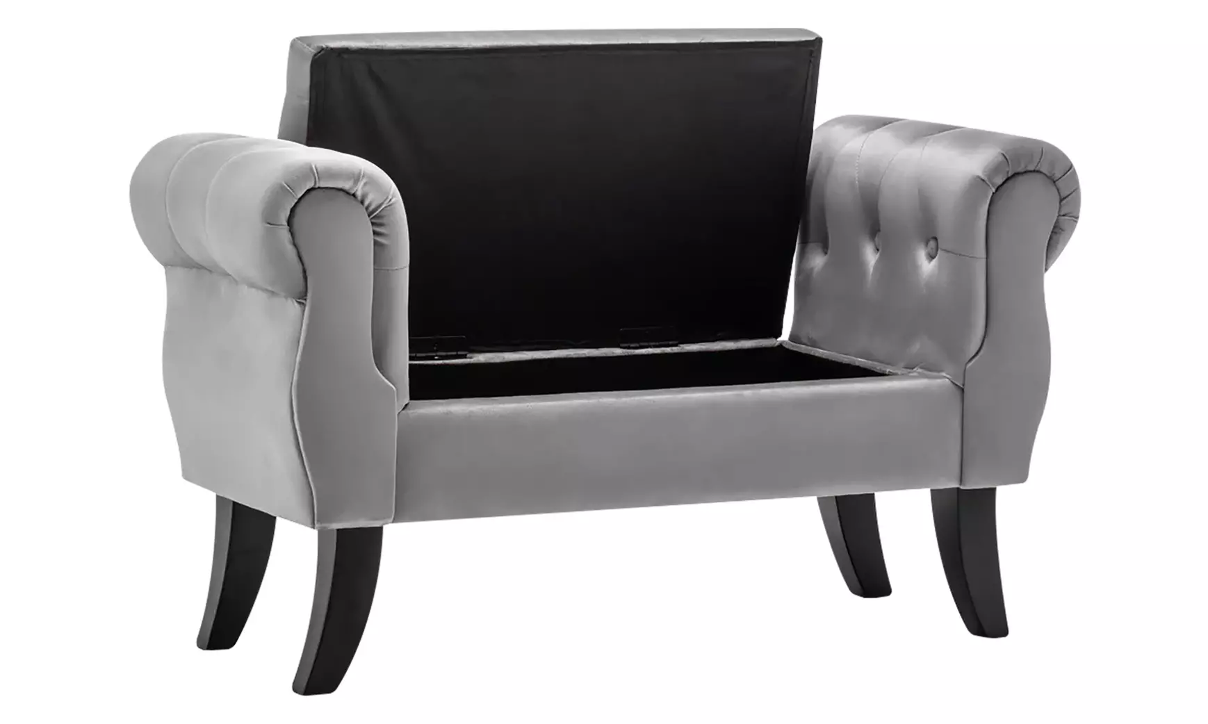 Cassapanca contenitore in velluto Lucrezia