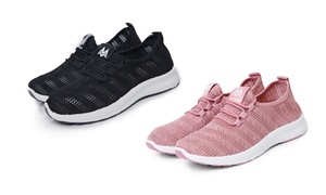 Women's Patterned Knit Trainers