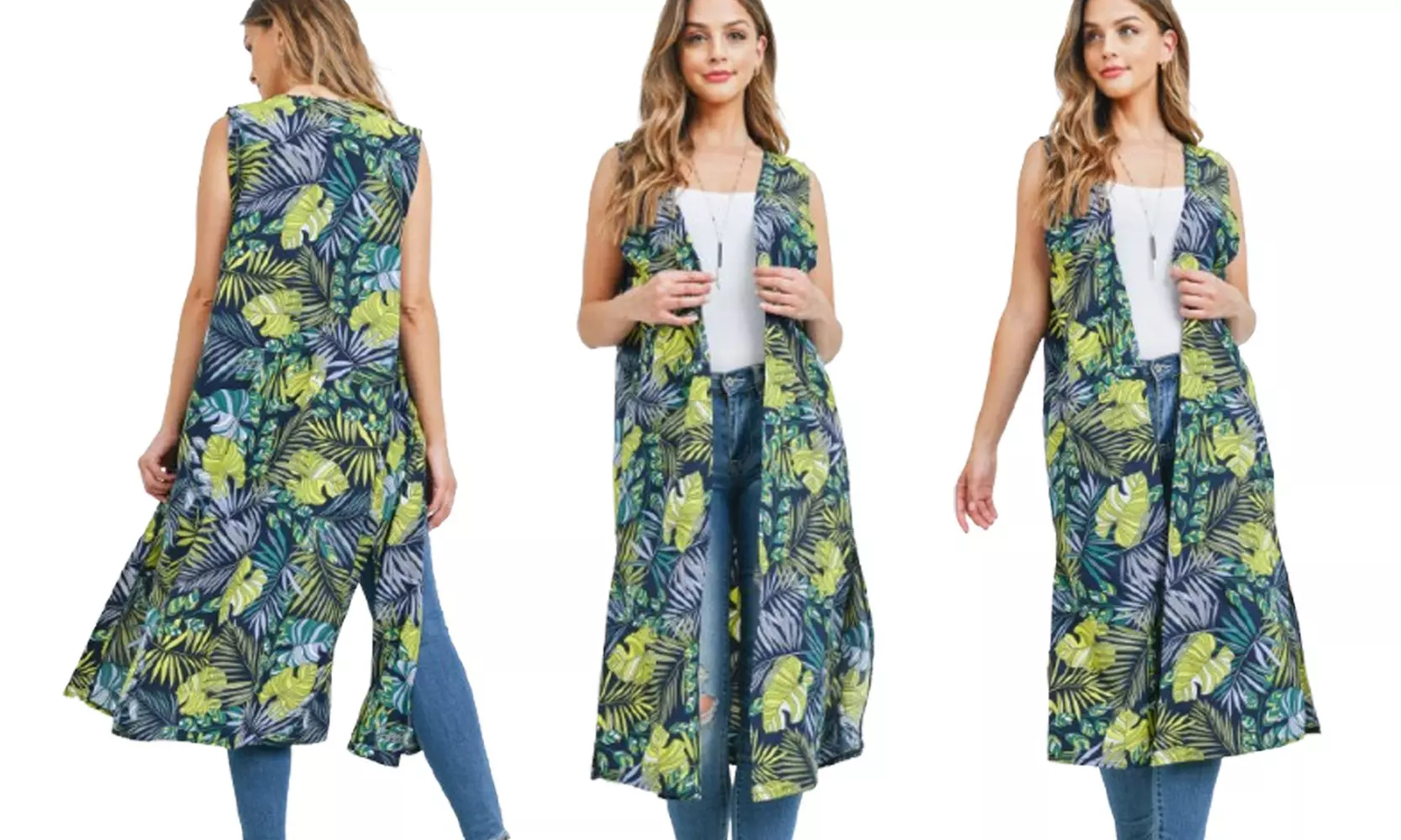 Women's Spring and Summer Kimono and Vest Collection
