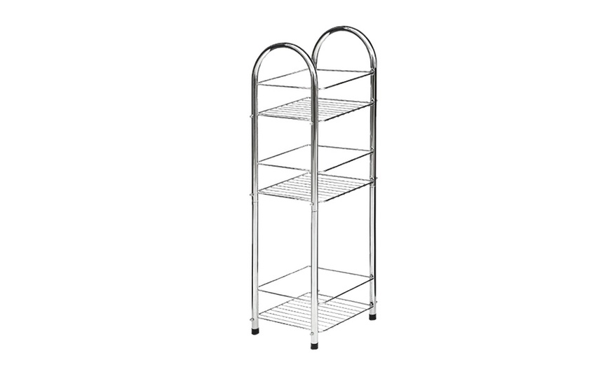 Image 2: Chrome Shower Storage Stand