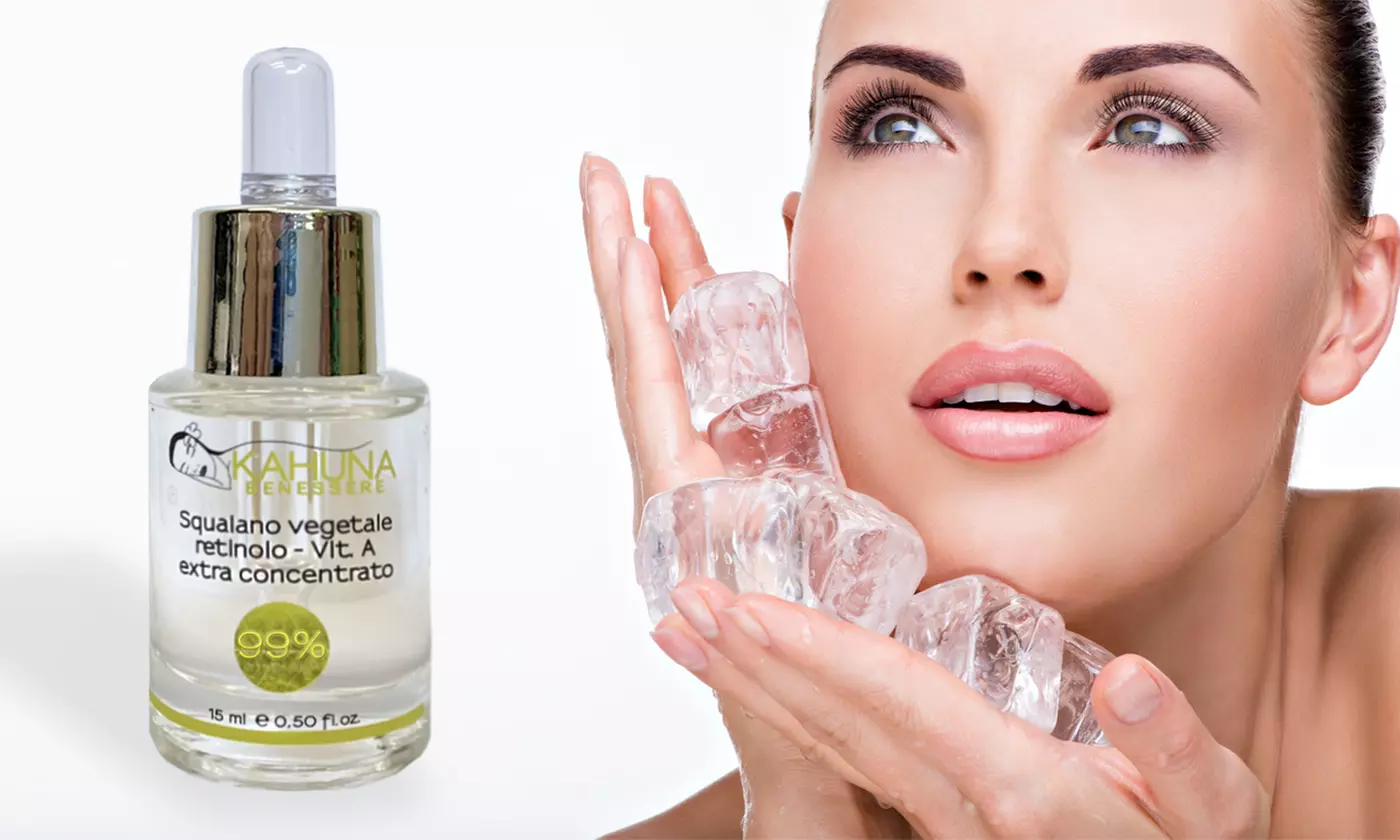 1, 2 ou 3 sérums anti-âge squalane végétal, rétinol et vitamine A de Kahuna - Primary Image