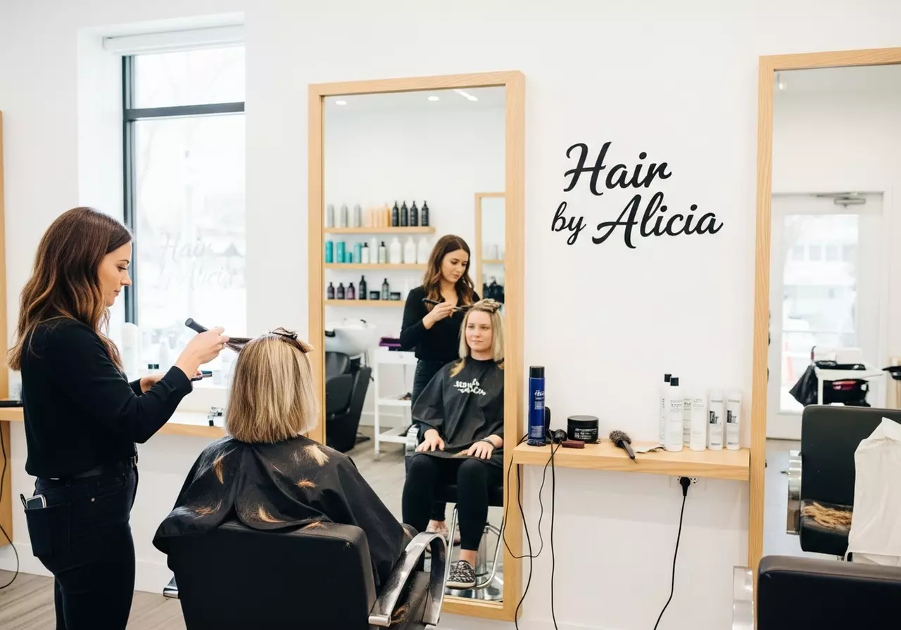 Cut or Trim, Shampoo & Blow-Dry w/ Optional Partial Highlights & More
