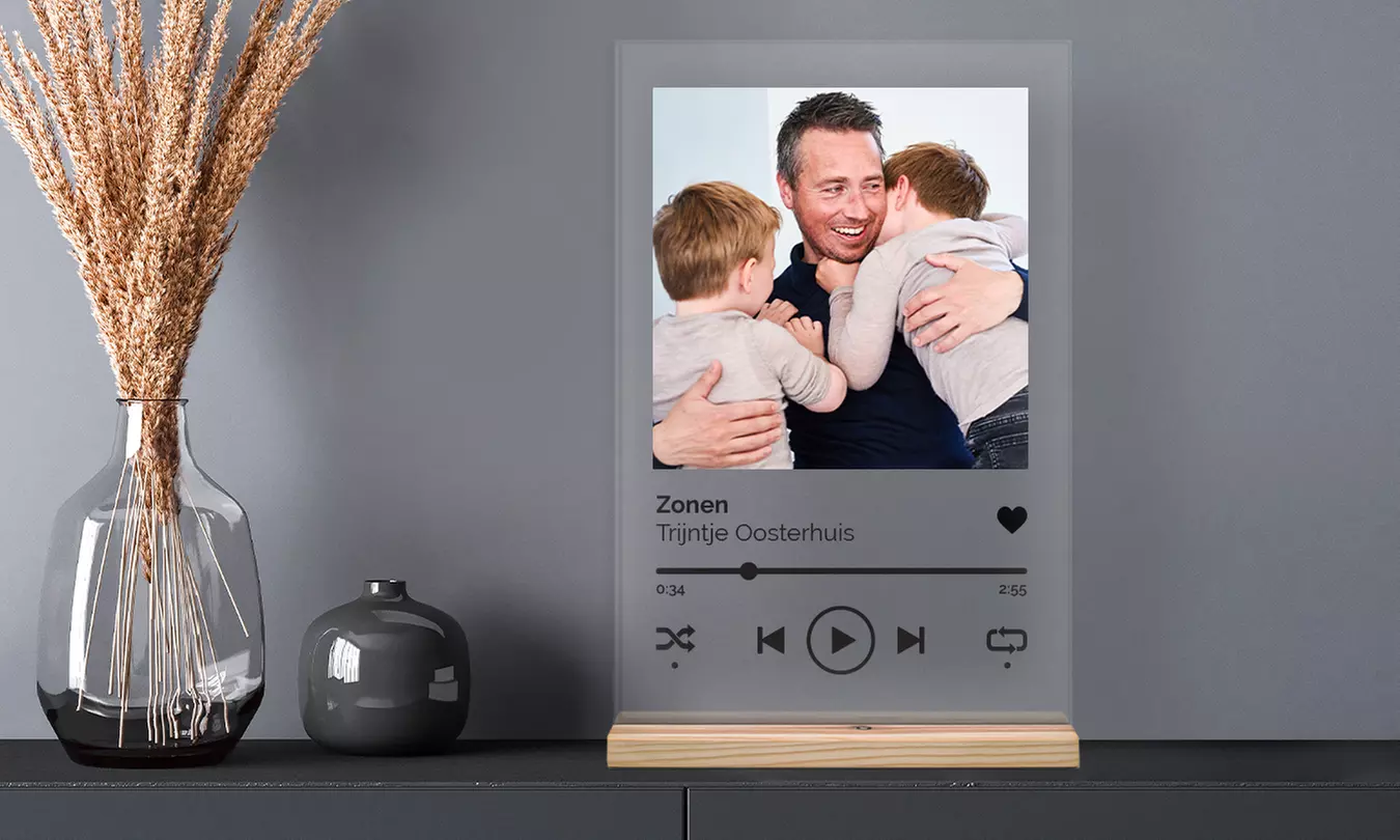 Gepersonaliseerde muziekplaat