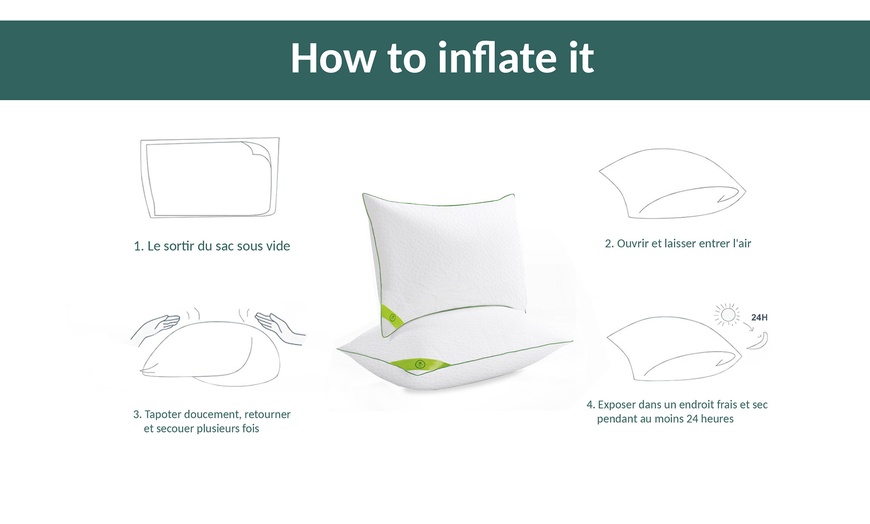 Image 7: Almohada MicroLux de microfibra de Sampur