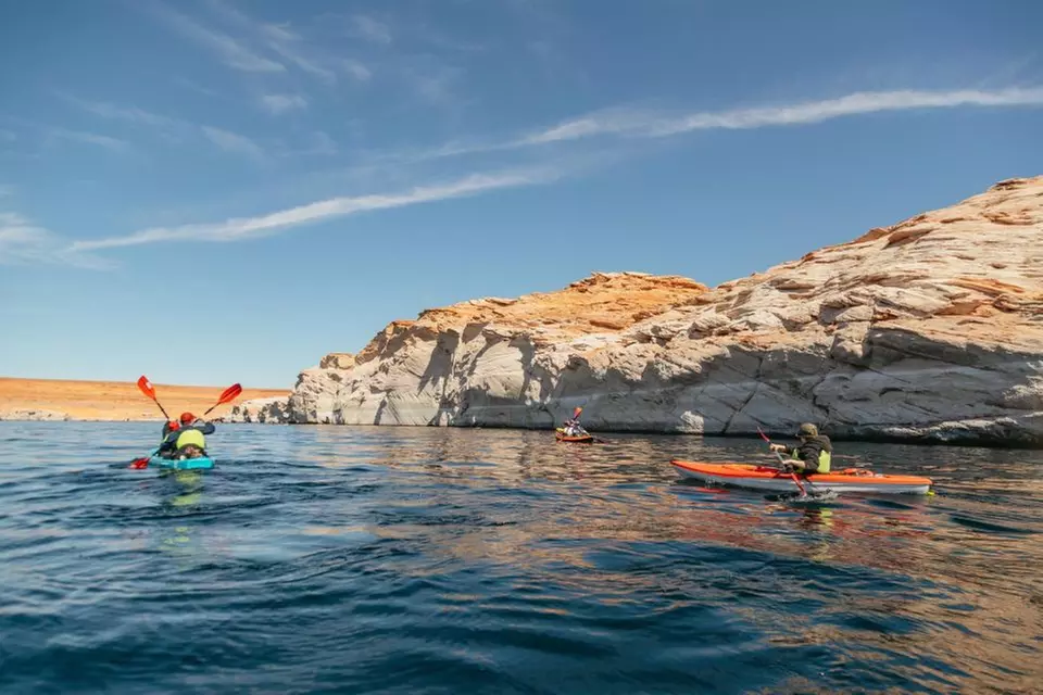 Guided Kayak Tours on Lake Powell for Solo and Pair Adventures