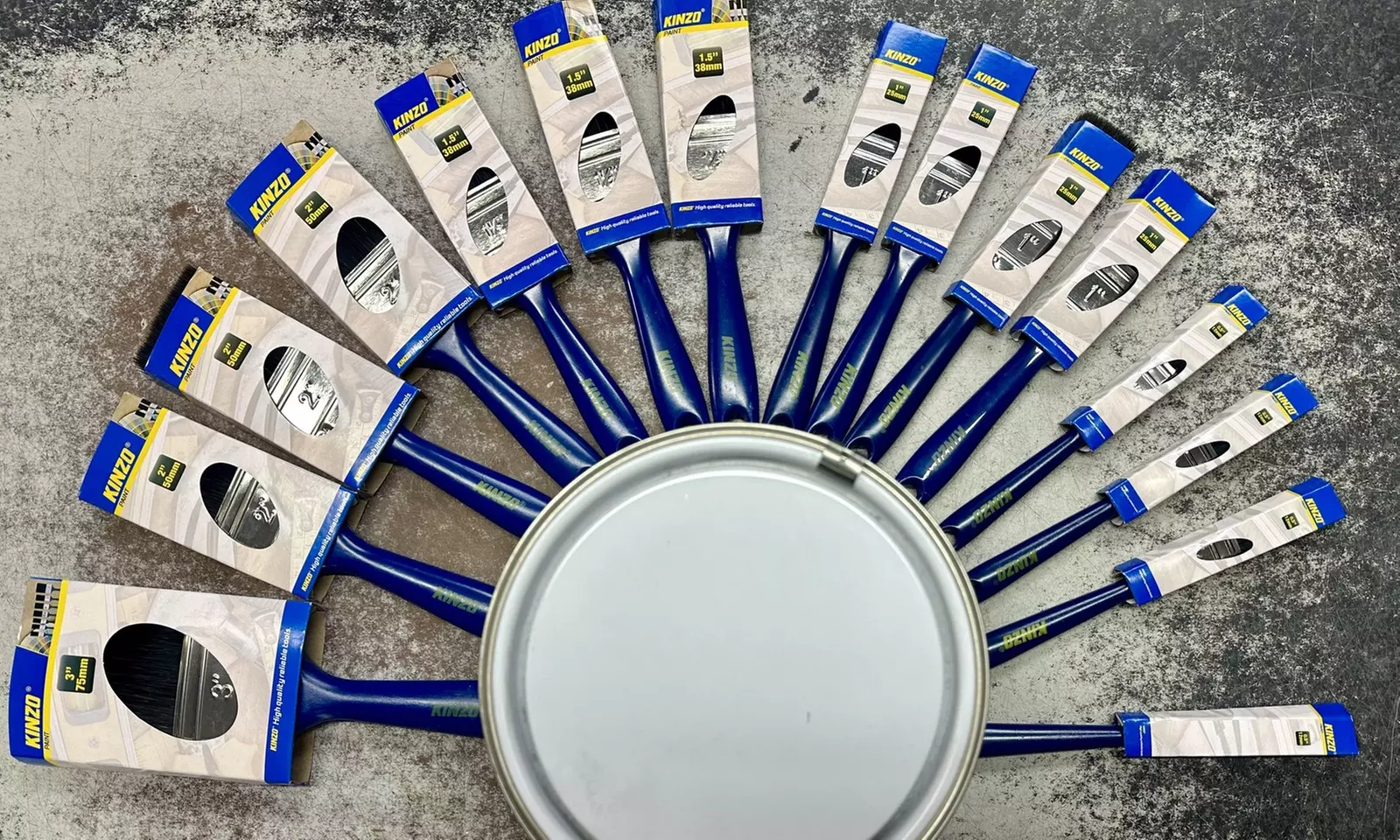 15-Pack Jumbo Paint Brush Set