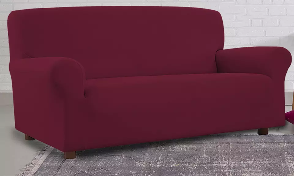 Housse de canapé élastique anti-taches made in Italy, coloris au choix