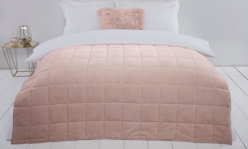 Cosy Teddy Weighted Blanket | Groupon