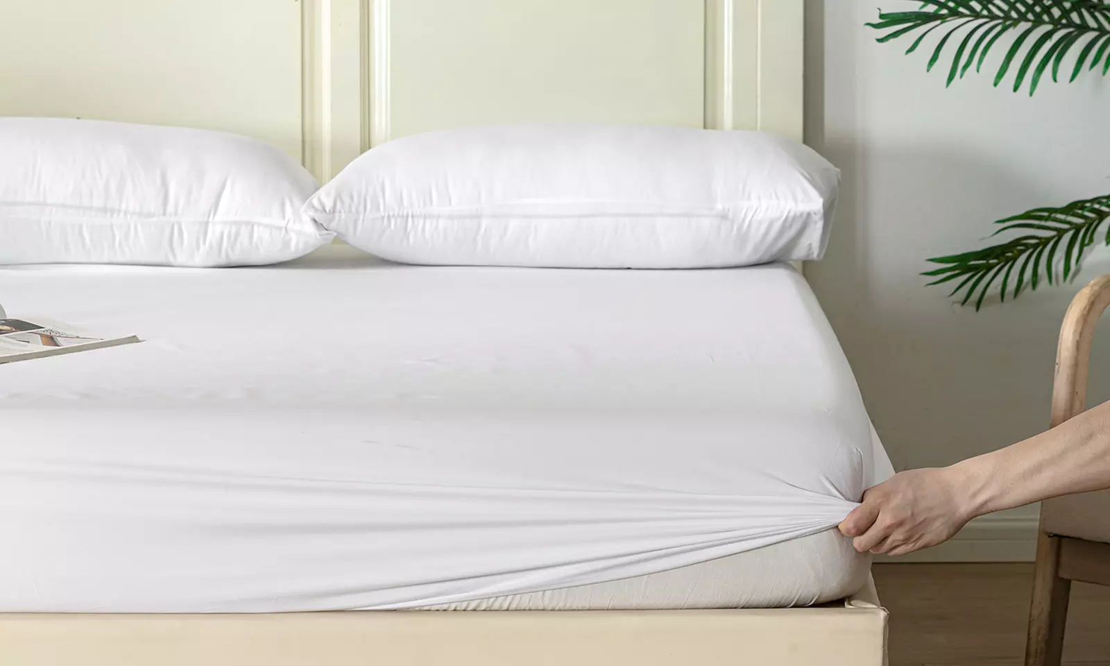 Weiches Spannbetttuch