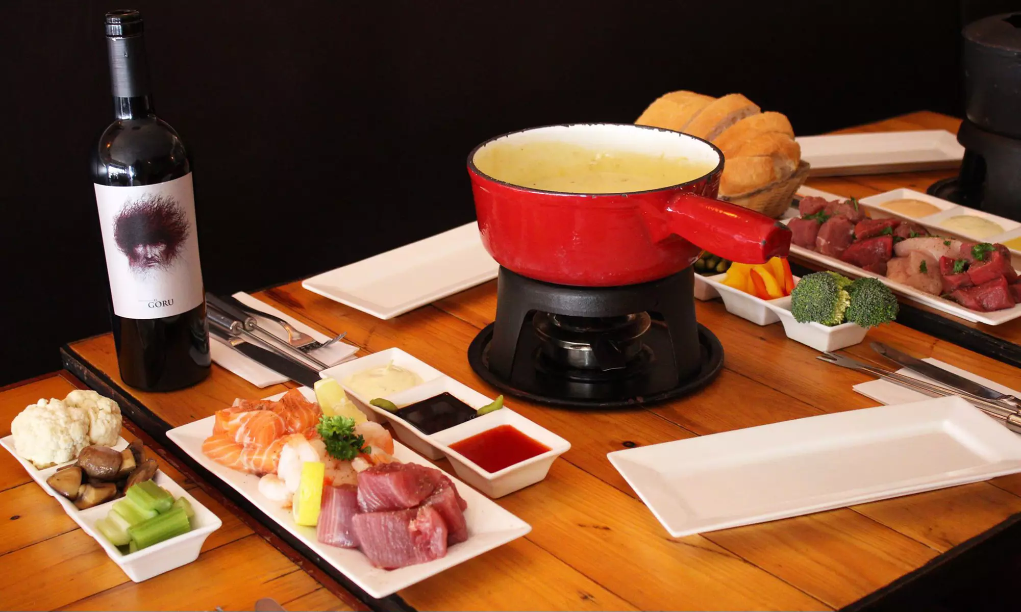 Smullen à volonté: onbeperkt fondue of gourmet met amuse in Antwerpen
