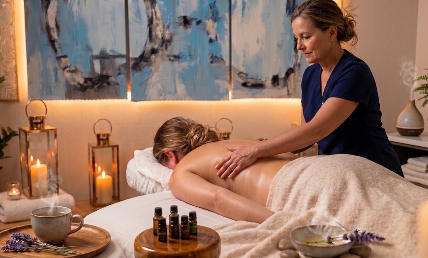 Image 2: 58% Off Swedish Massage + Lavender Aromatherapy or Hot Stones