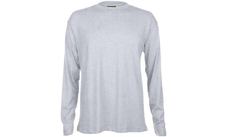 Image 3: MIG Men's Long Sleeve Cotton T-Shirt