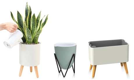 Vaso auto innaffiante per esterno o interno, disponibile in vari modelli