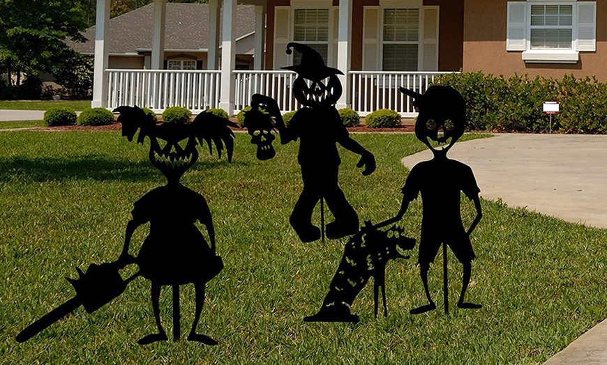 Image 1: Halloween Little Sinister Garden Pile Silhouette