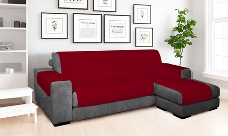 Copridivano trapuntato con penisola Trendy disponibile in vari colori e 3 misure