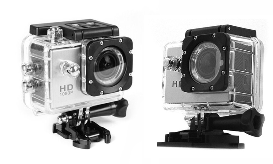 Image 3: 1080p HD Waterproof Action Camera