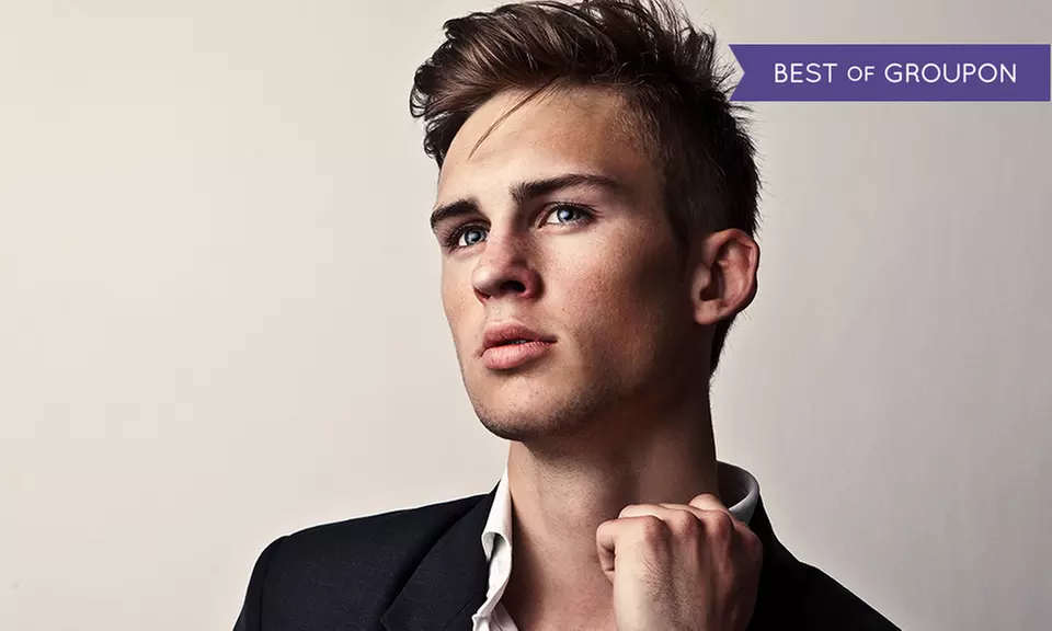 Men's Haircut with Optional Coloring from Helen Nassib at Nelson J Salon (Up to 48% Off) - Primary Image