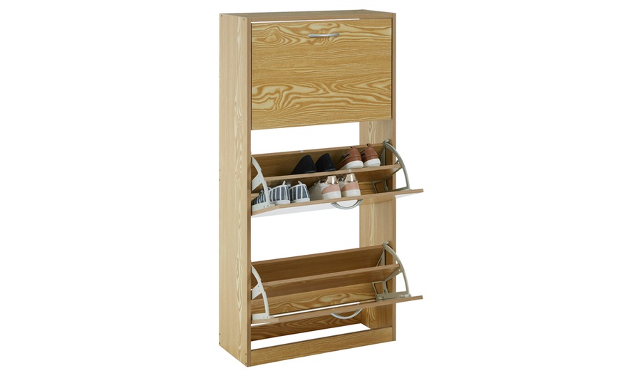 Image 8: Two- or Three-Tier Shoe Rack