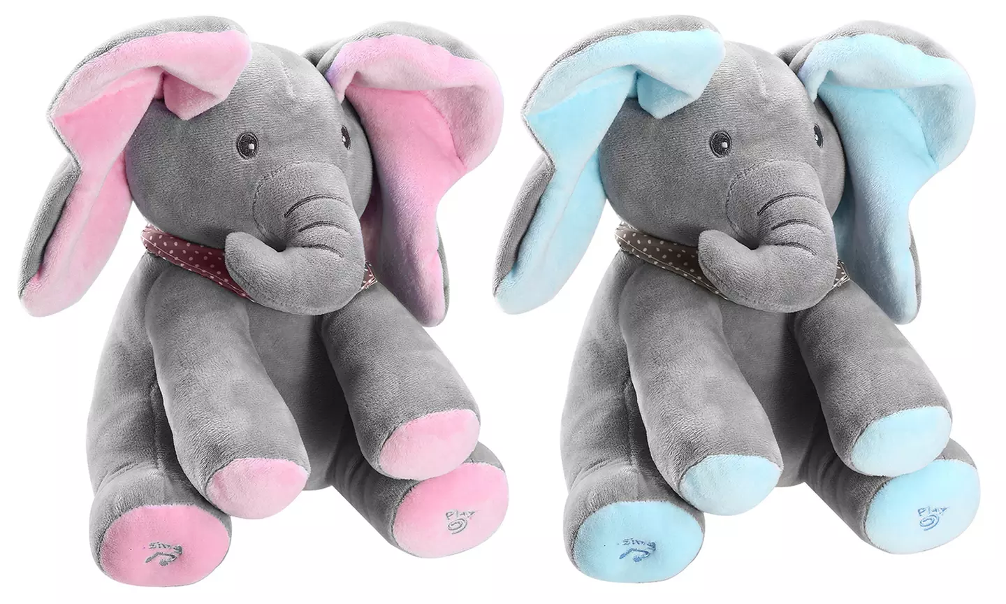 iMounTEK 12" Plush Stuffed Interactive Talking and Singing Elephant Doll - Primary Image