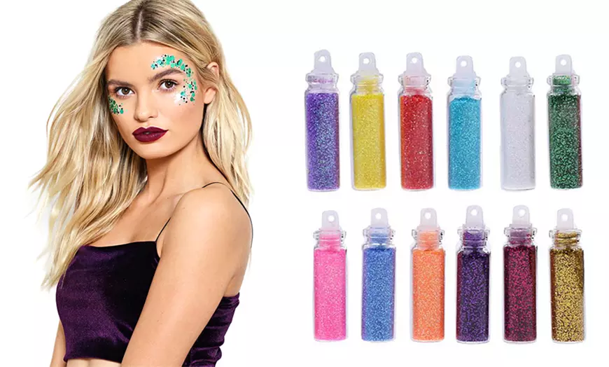 Image 1: Mini Glitter Bottles