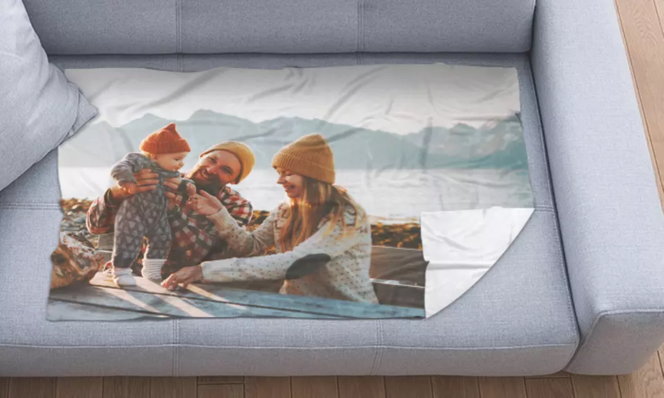 Couverture polaire avec photo avec Photo Gifts