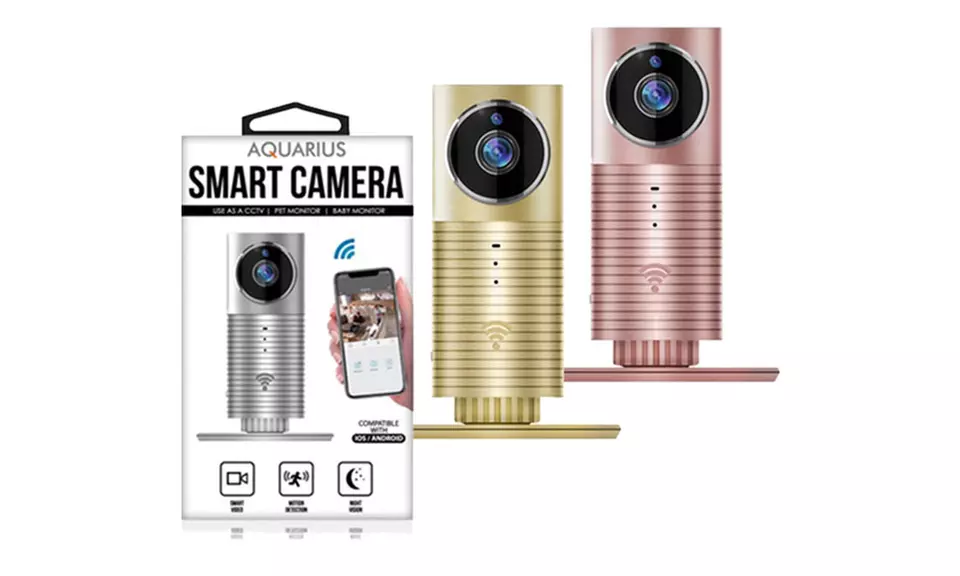 One or Two Aquarius Wireless CCTV Signature Range Cameras with Optional 8GB Micro SD Card - Primary Image