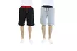 Men's French Terry Shorts with Contrast Waistband (2-Pack) - Second Medium